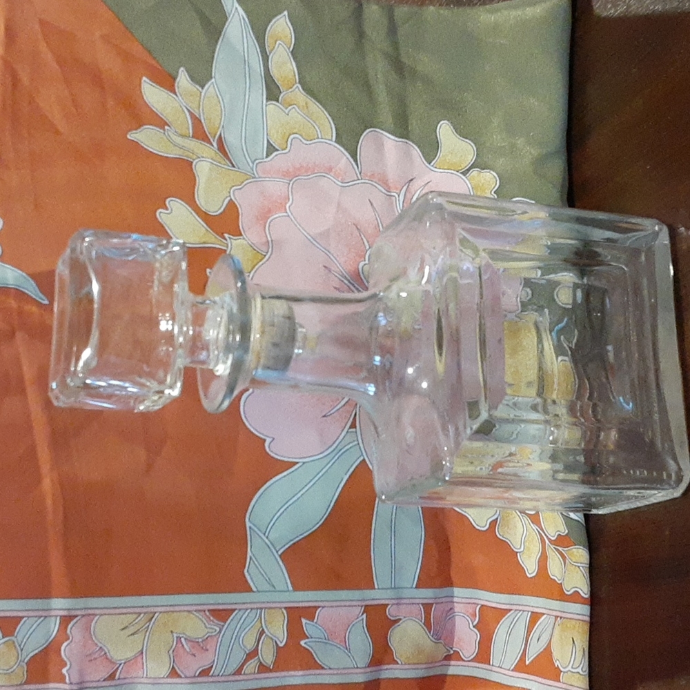 Decanter Square Shaped liquor bottle